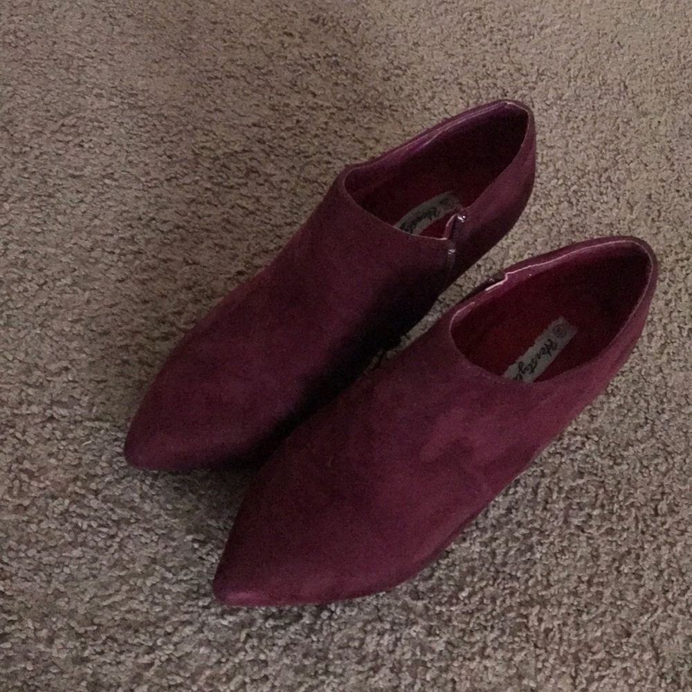 Burgundy heels